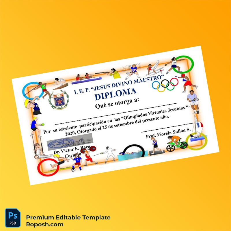 Editable Peru I E P _Jesus Divino Maestro_ Diploma Template (Fast Edit) Editable Peru I E P _Jesus Divino Maestro_ Diploma Template (Fast Edit)