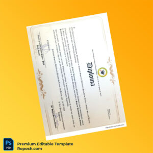 Editable Portugal Instituto Superior Politécnico Privado do Lenta Diploma Template (Fast Edit) Editable Portugal Instituto Superior Politécnico Privado do Lenta Diploma Template (Fast Edit)