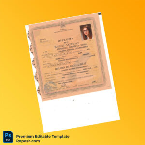 Editable Romania Titu Maiorescu National College High School Diploma Template (Fast Edit) 2 Page Editable Romania Titu Maiorescu National College High School Diploma Template (Fast Edit) 2 Page