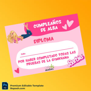 Editable Spain Alba Gymkhana Diploma Template – Instant Download Editable Spain Alba Gymkhana Diploma Template – Instant Download