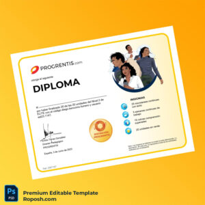 Editable Spain Progrentis Level 2 Diploma Template – Fast Edit Editable Spain Progrentis Level 2 Diploma Template – Fast Edit