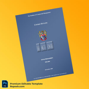 Editable UK Institute of Commercial Management Diploma in Office Management Template (Fast Edit) 3 Page Editable UK Institute of Commercial Management Diploma in Office Management Template (Fast Edit) 3 Page