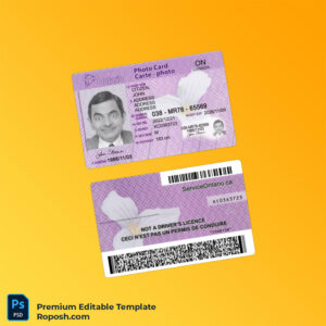 Editable PSD for Canada Ontario Photo card PSD template – Fast Edit Editable PSD for Canada Ontario Photo card PSD template – Fast Edit