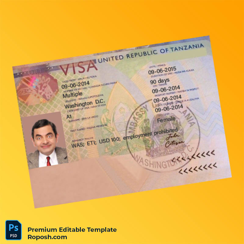 Editable PSD for Japan visa PSD template – Instant Download Editable PSD for Japan visa PSD template – Instant Download