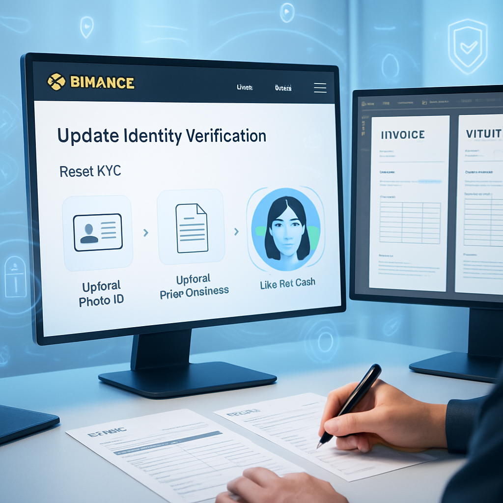 Blank File Template update binance identity verification step by step guide to reset kyc featured - Blank File Template