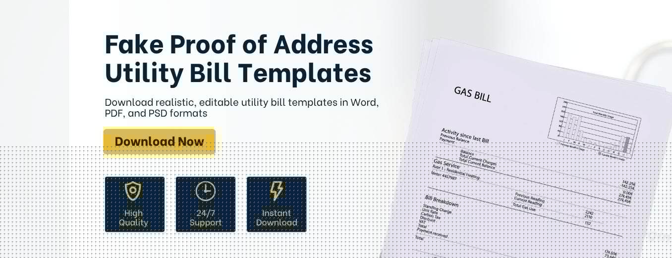 New Zealand Electricity Bill PSD Template