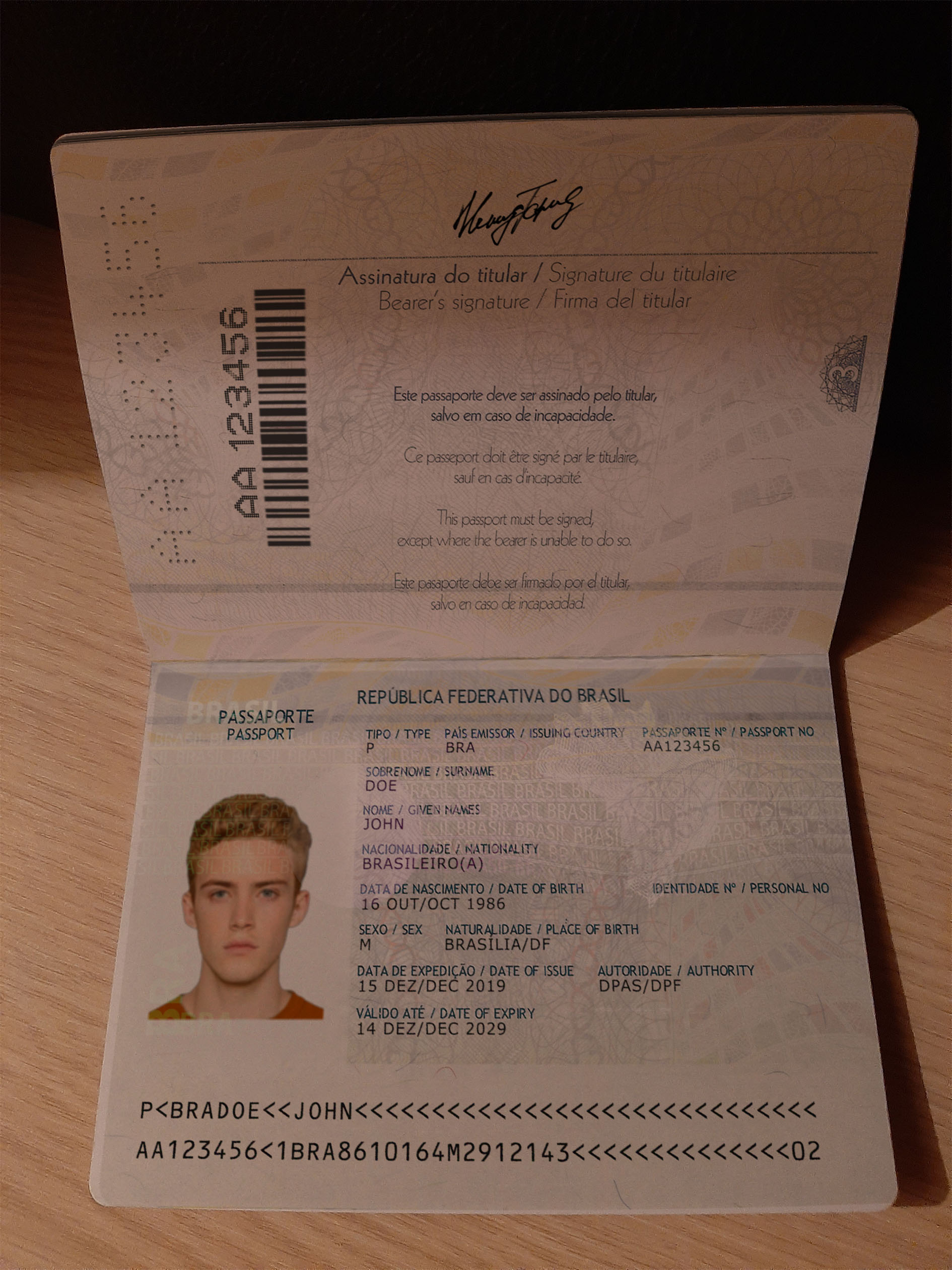 Brazil passport - Brazil passport