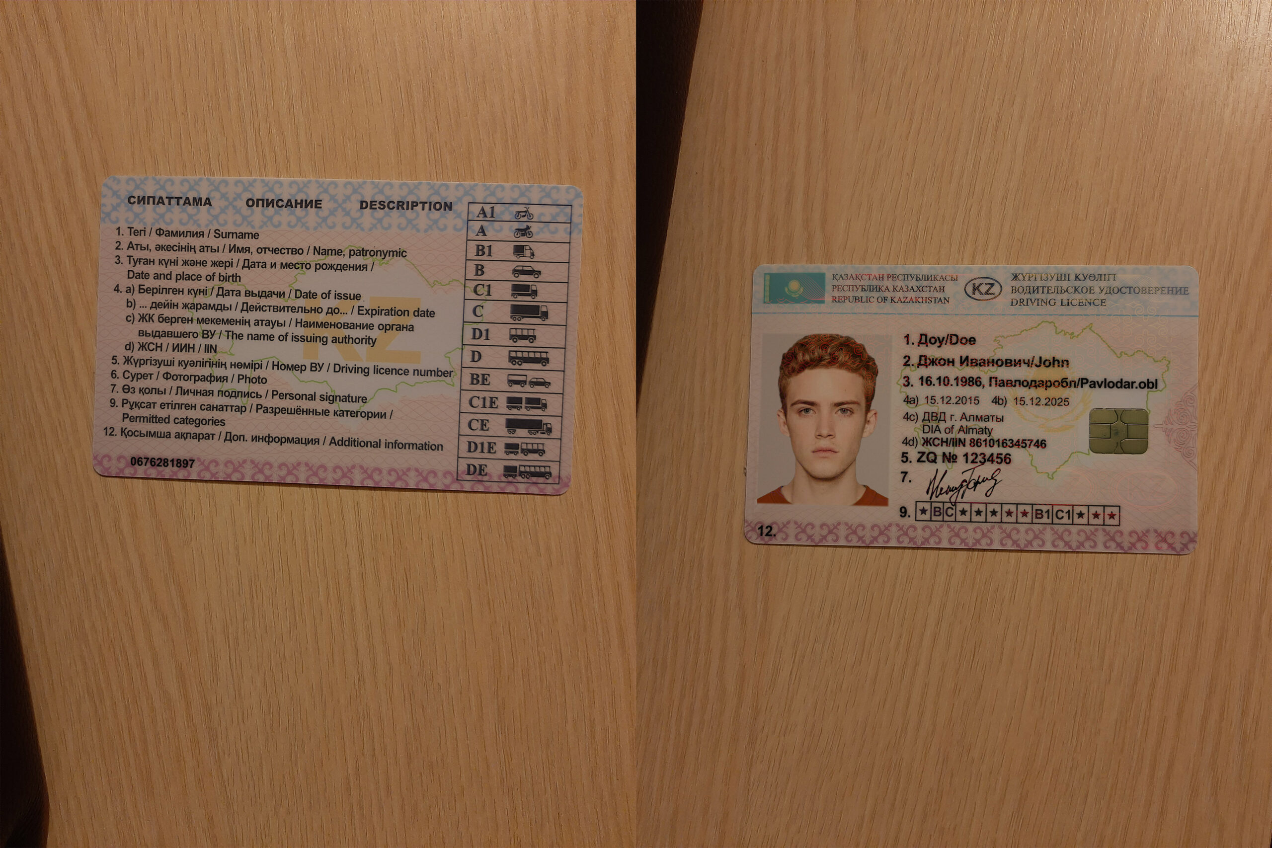 Kazakhstan DL 0 scaled 1 - Kazakhstan Driving License
