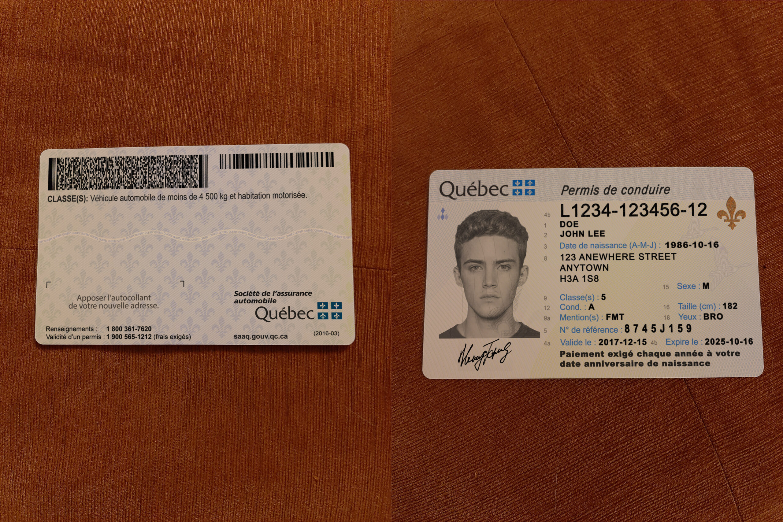 Quebec DL 1 scaled 1 - Canada Quebec Driver License