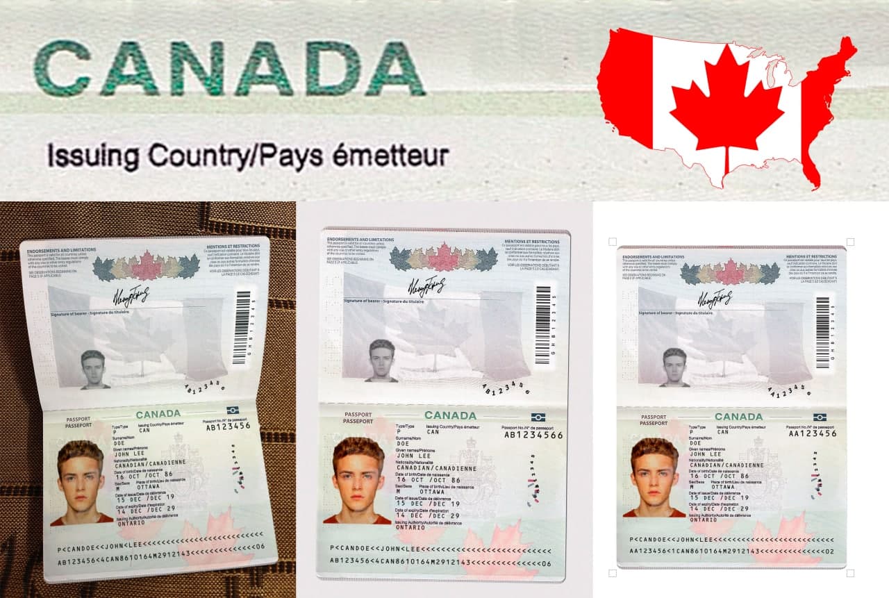 canada passport preview - Canada passport