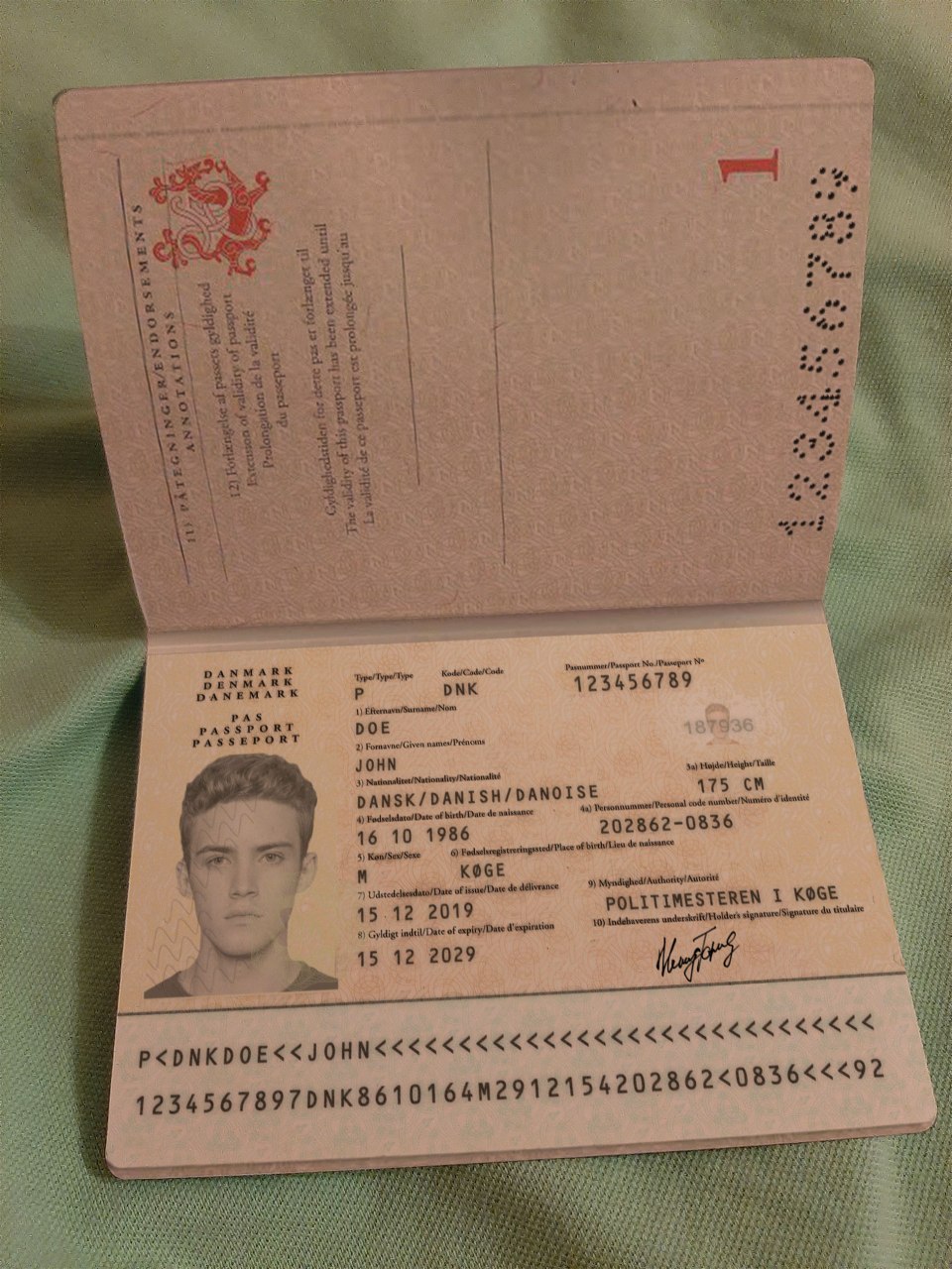 denmark passport - Denmark passport