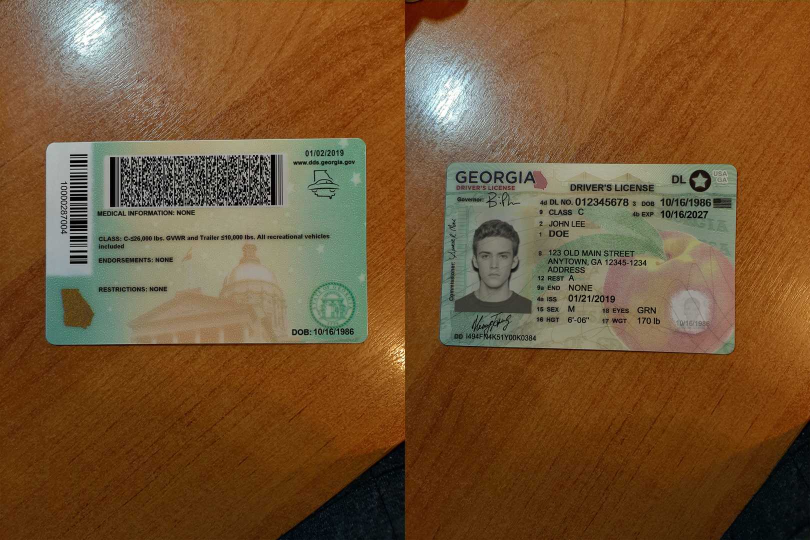dl ga - USA Georgia DL