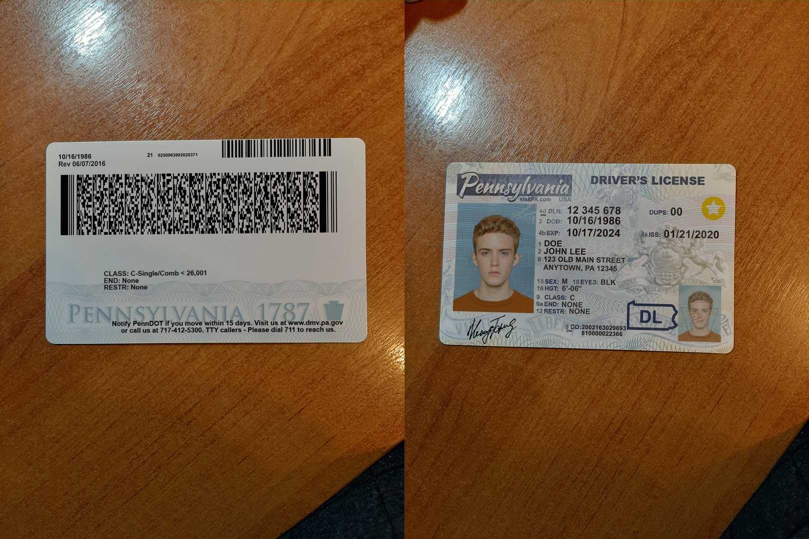 dl pa - USA Pennsylvania DL