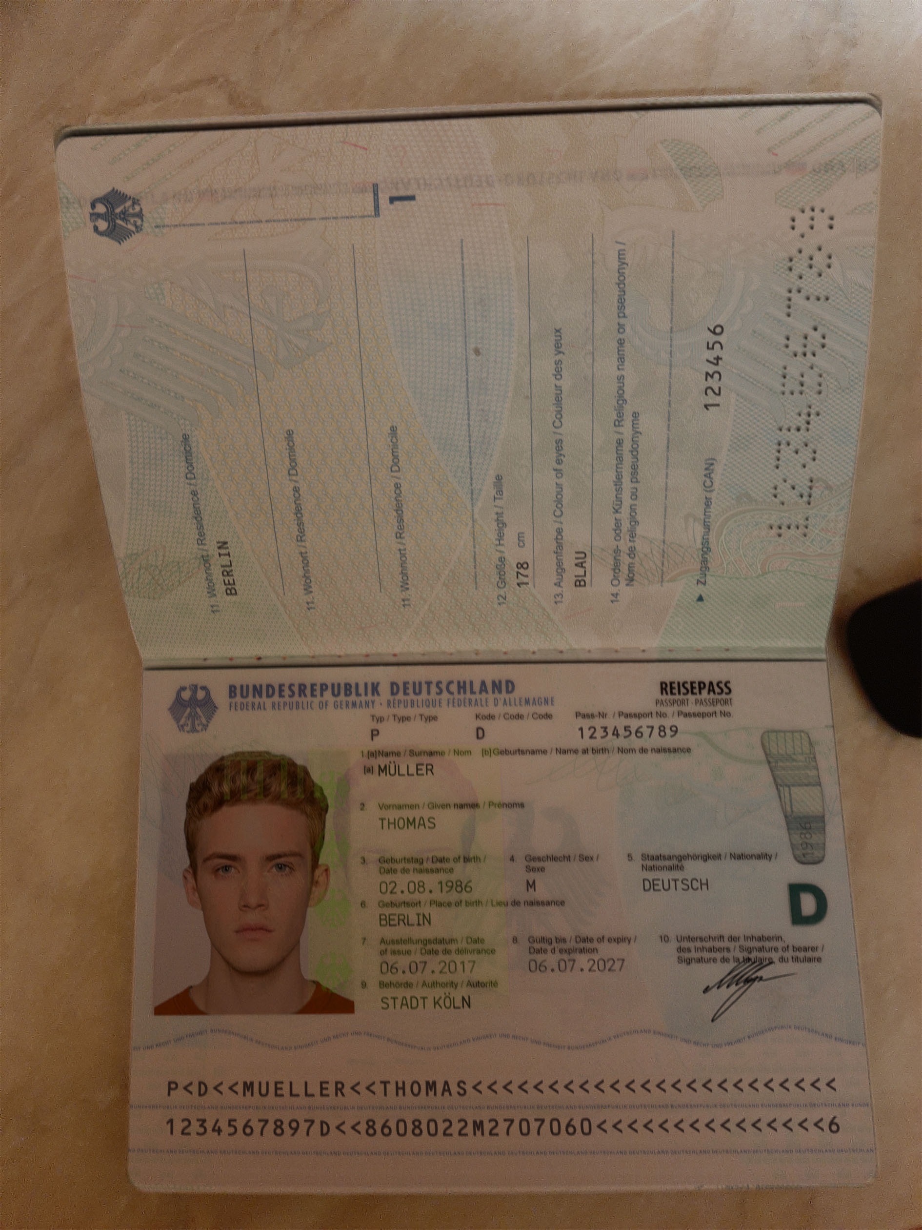 germany passport 1 - Germany Passport