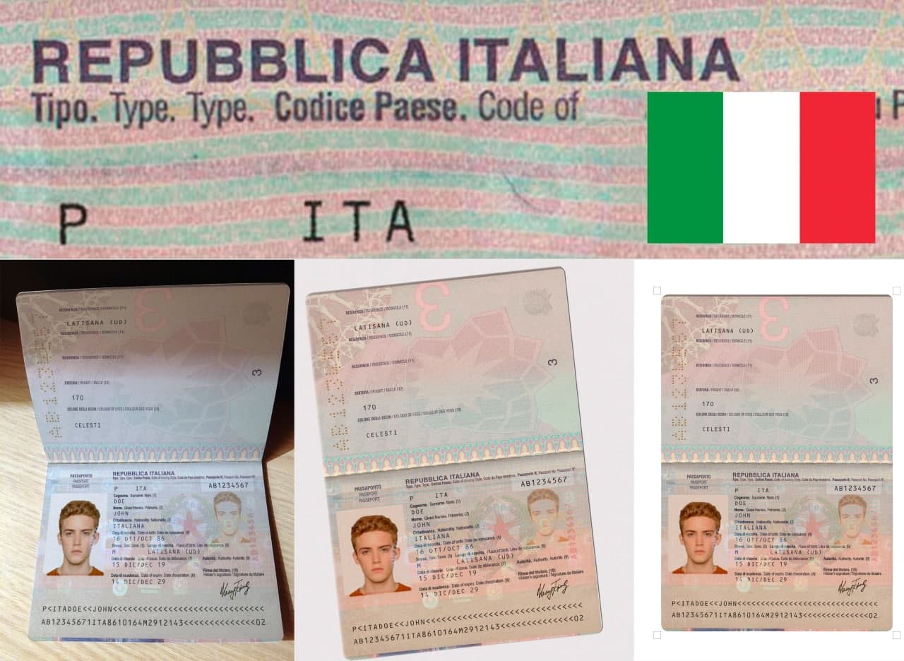 italy passport pre - Italy passport