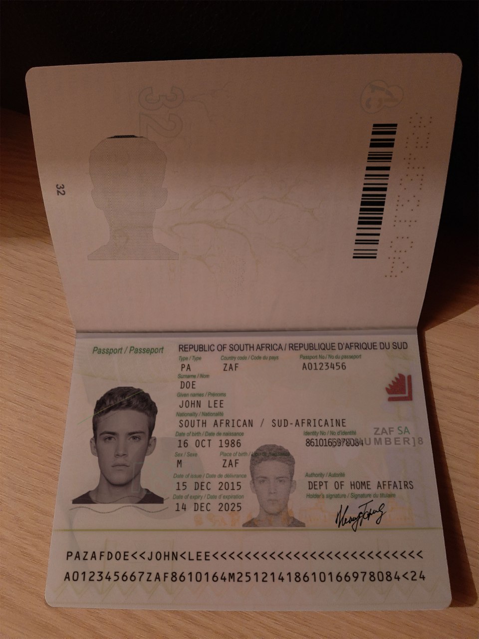 south africa preview 0 - South Africa passport