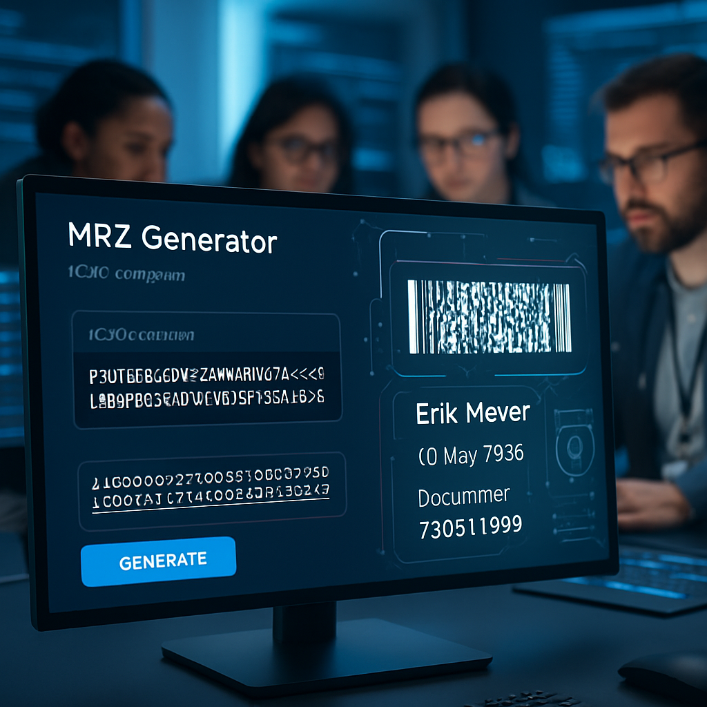 Blank File Template online mrz generator toolkit icao compliant mrz pdf417 barcode guide featured - Blank File Template