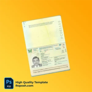 Sao Tome And Principe Passport Template